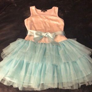 Kids baby blue sequin dress size 5